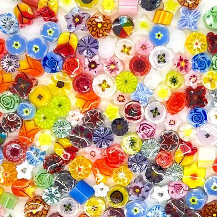 Flowers Mix Millefiori Murrine COE090