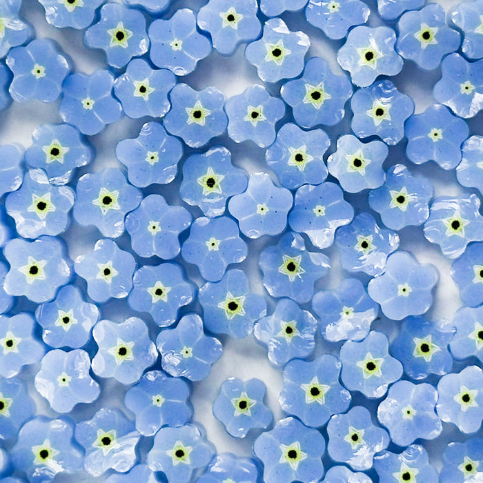 Forget me not - Flowers Millefiori Murrine COE090
