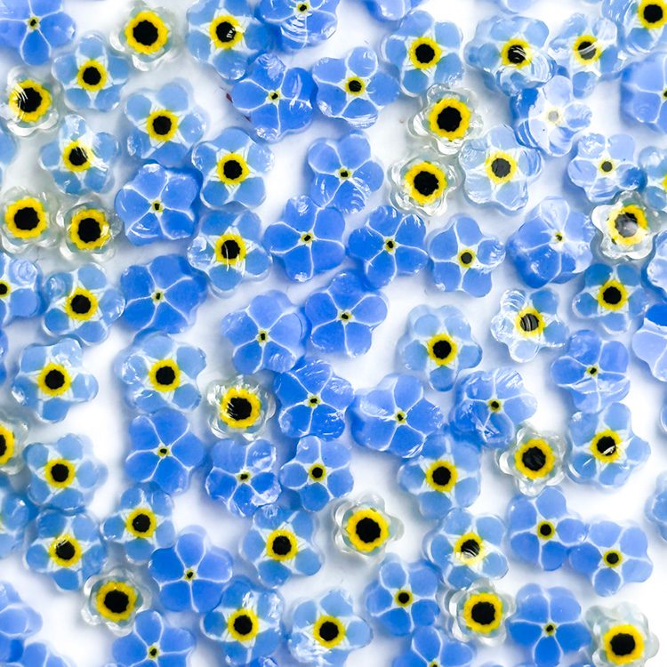 Forget me not - Flowers Millefiori Murrine COE096