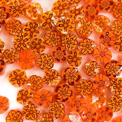Marigold Flower Millefiori Murrine COE090