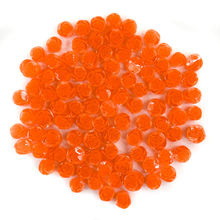 Sunset Roses Flower Millefiori Murrine COE090