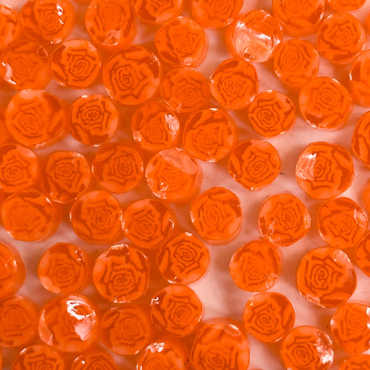 Sunset Roses Flower Millefiori Murrine COE090