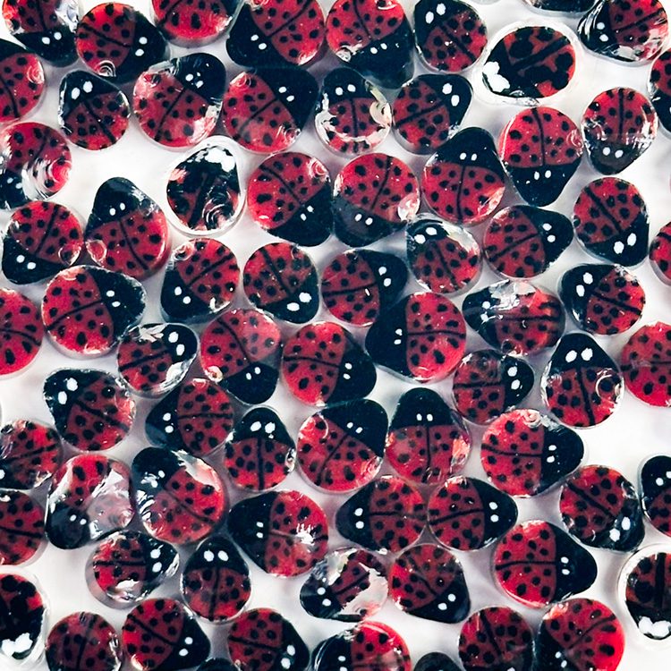 Ladybug Millefiori Murrine COE090
