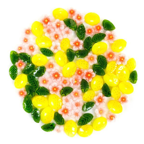 Lemon Tree Mixed Millefiori Murrine Tabitha's Emporium COE090