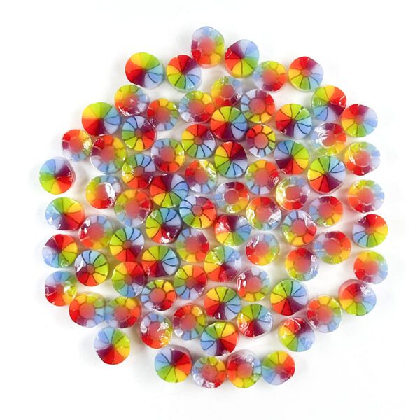 Rainbow Sunflower - Flower Millefiori Murrine Tabitha's Emporium COE090