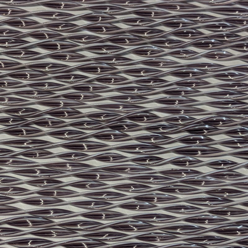 Purple Flat Twisted Glass Cane COE096