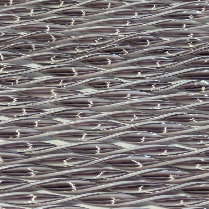 Purple Flat Twisted Glass Cane COE096