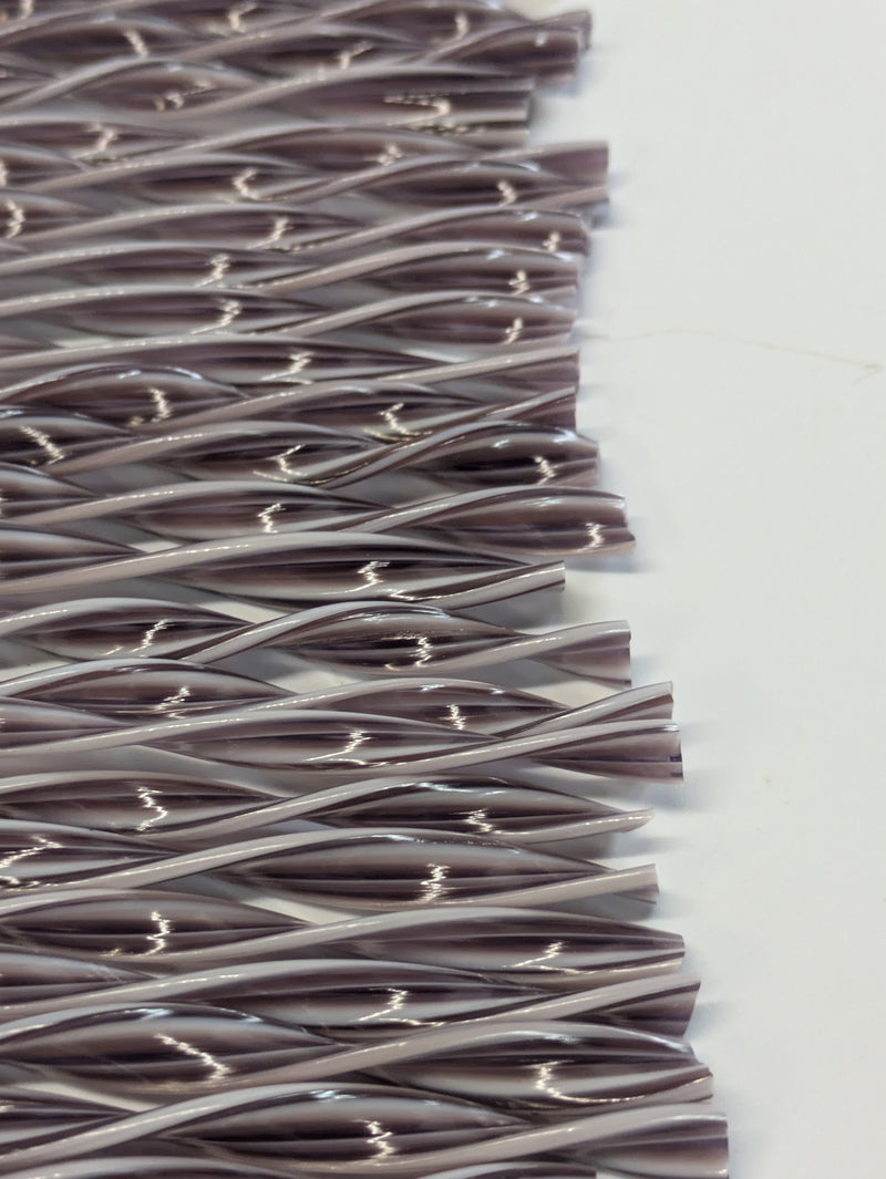 Purple Flat Twisted Glass Cane COE096