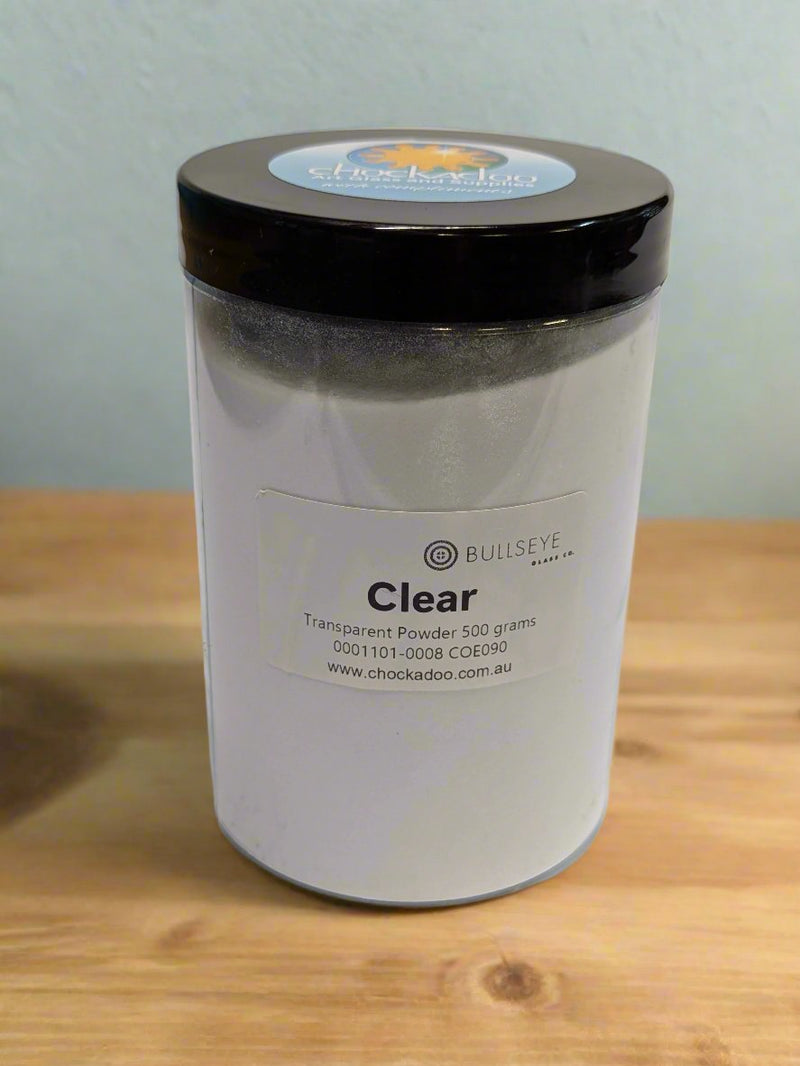 Clear Transparent Bullseye Fine Frit 1101