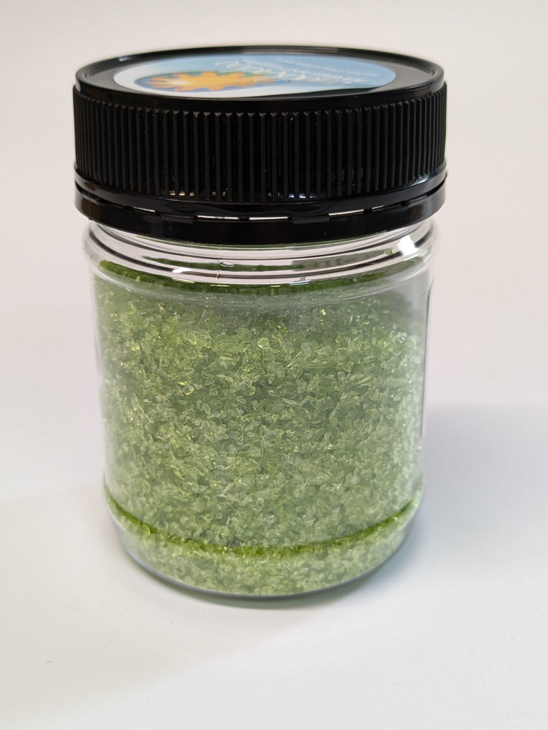 Light Green Transparent Effetre Frit 020