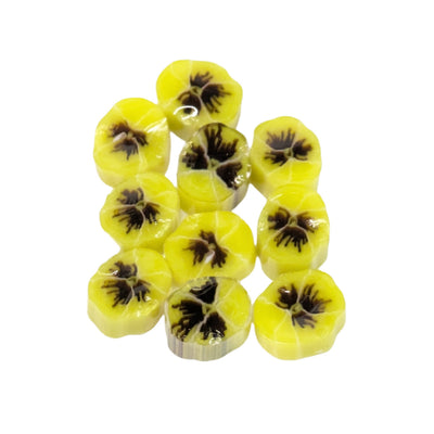 Pansy Flower Millefiori Murrine COE096