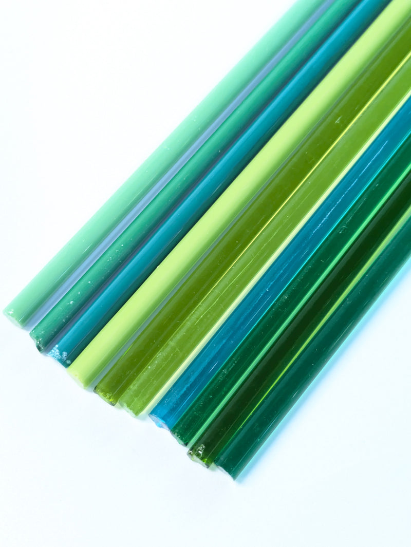 Effetre Rods Green Sampler