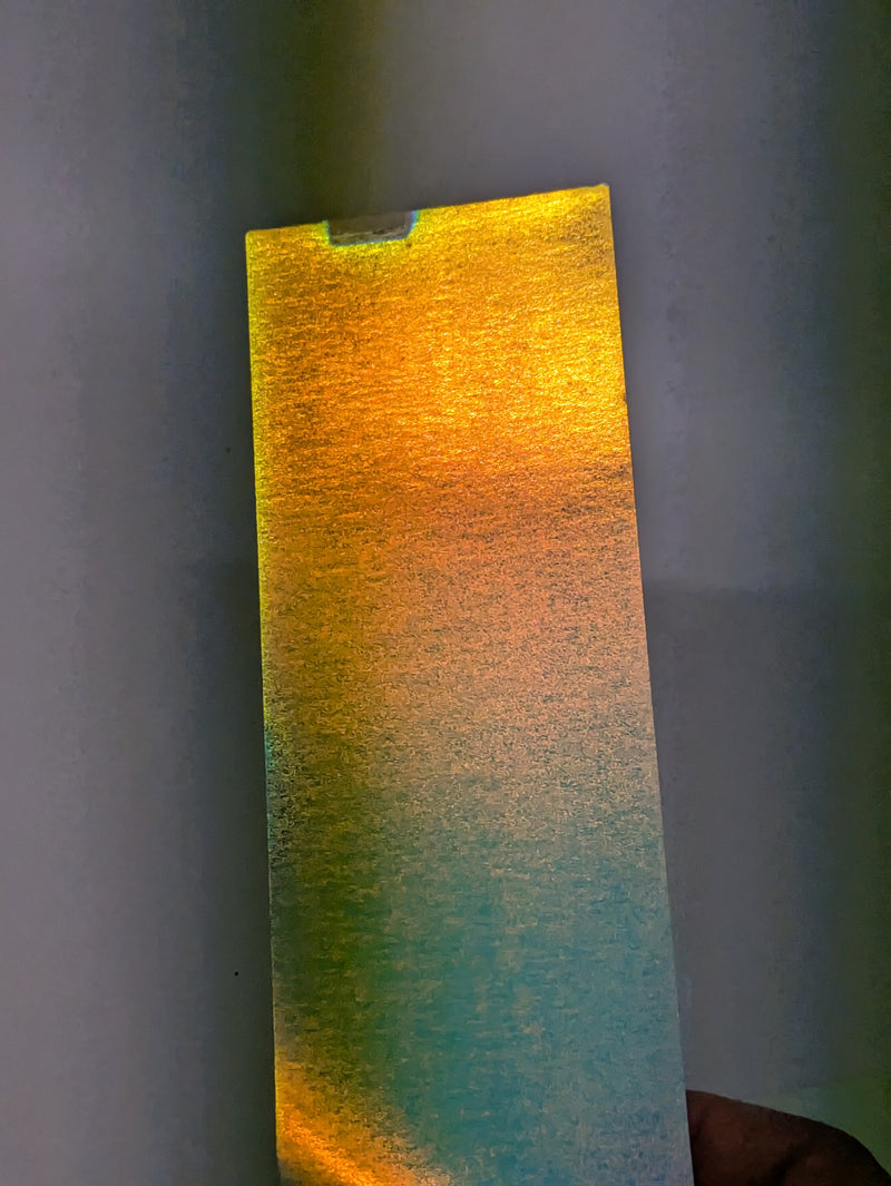 Light Blue / Cyan Dichroic Decal