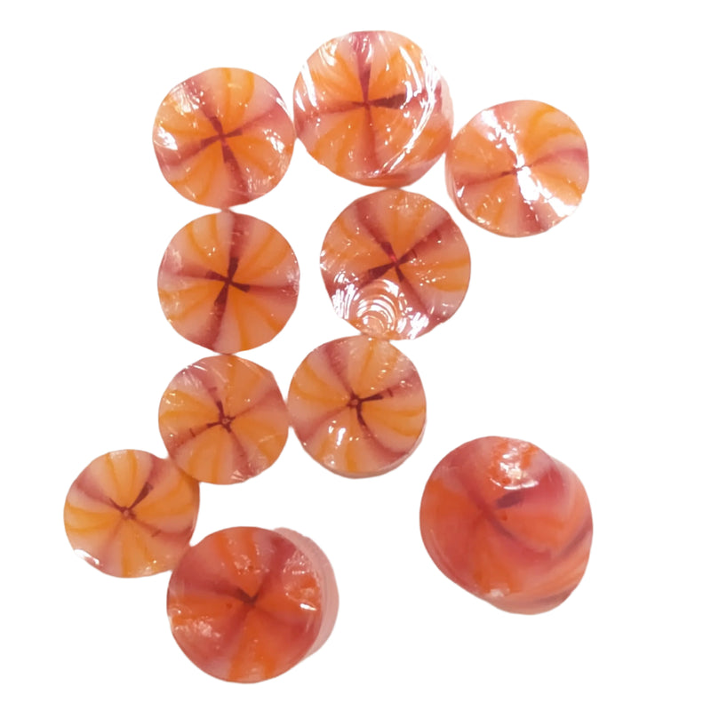 Starburst – Peach Millefiori Murrine COE090