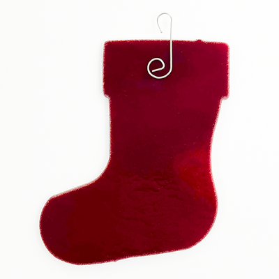Christmas Stocking Glass - COE090