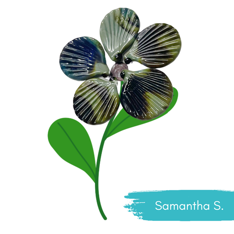 Multicolour Blue Opaque Reichenbach 096 Rod RW738