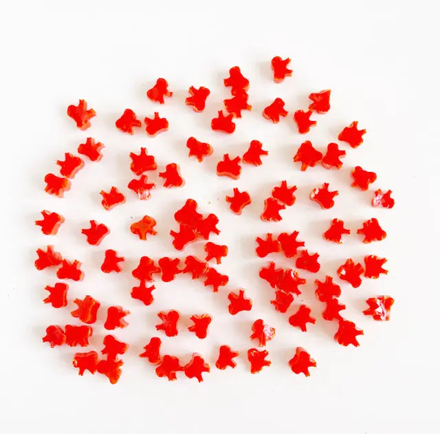 Red Bows Millefiori Murrine COE090