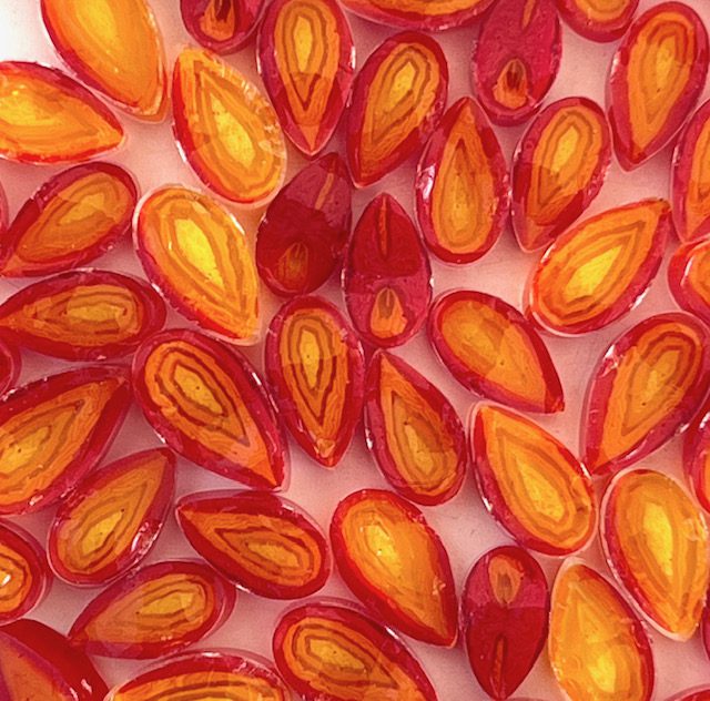 Flame Millefiori Murrine COE096