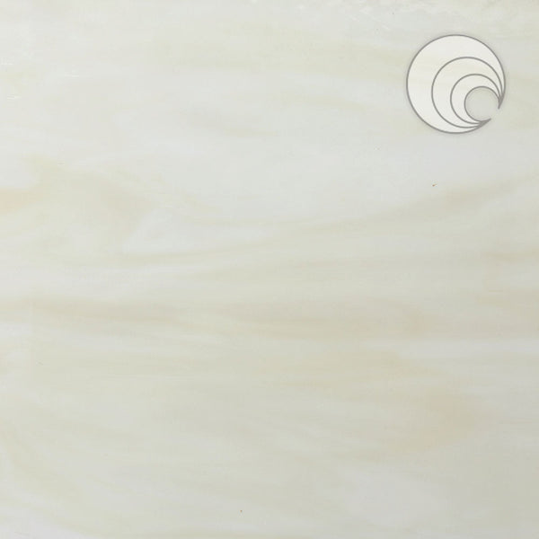 Ivory, White "Sand" Opaque Smooth Fusible Oceanside Sheet 810-51S-F