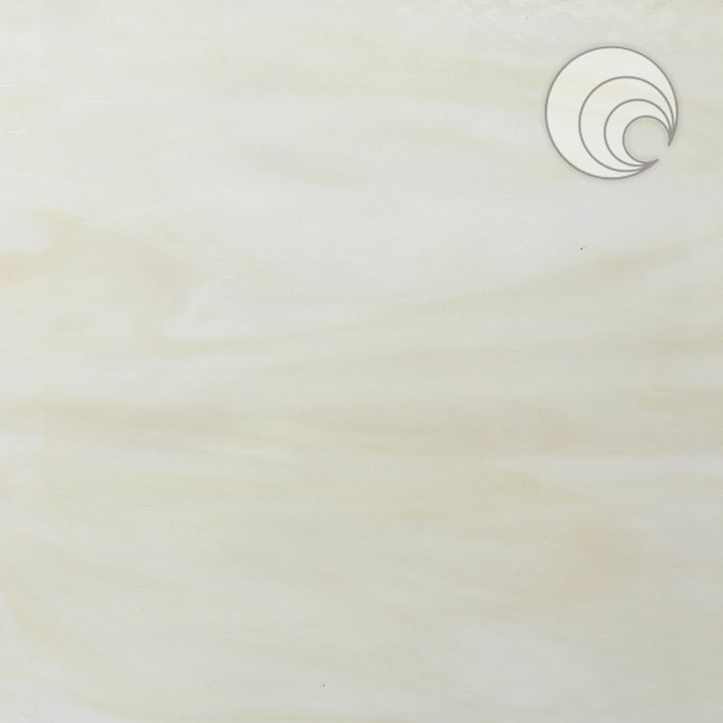Ivory, White "Sand" Opaque Smooth Fusible Oceanside Sheet 810-51S-F
