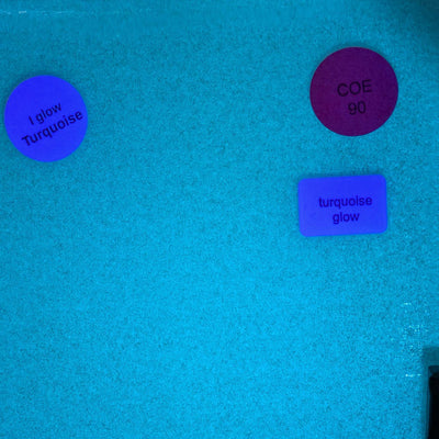 Classic Turquoise Glow Glass Sheet COE090