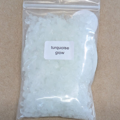 Large glow in the dark Turquoise Frit for COE090