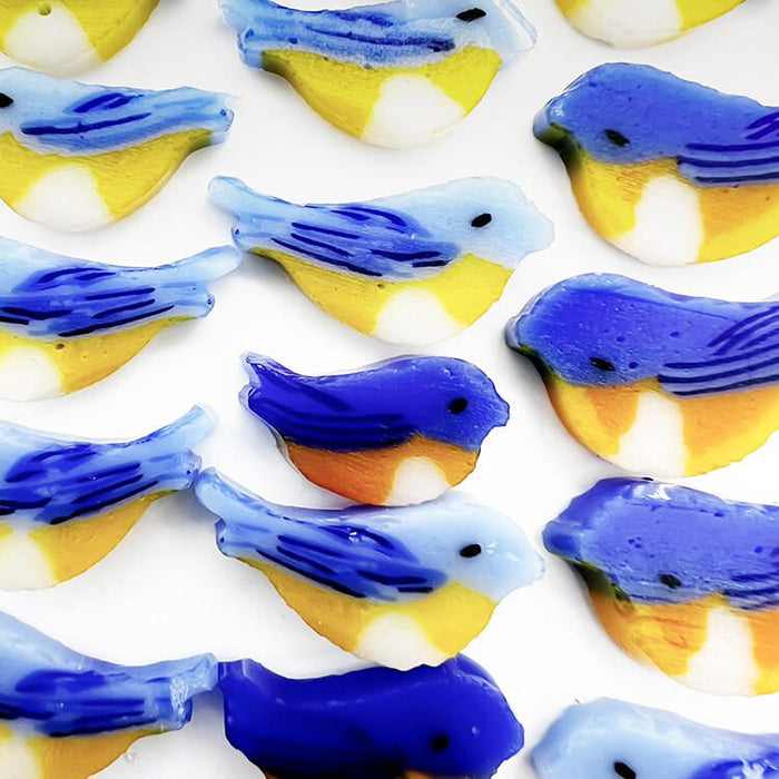 Blue Bird Large Millefiori Murrine COE096