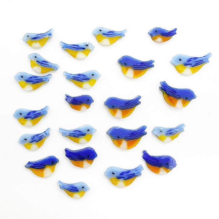 Blue Bird Large Millefiori Murrine COE096