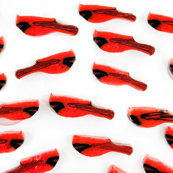 Cardinal Bird Millefiori Murrine COE090