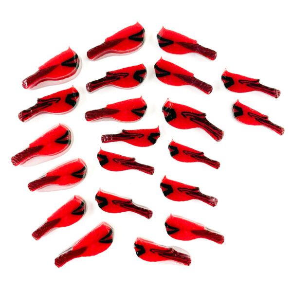 Cardinal Bird XL Millefiori Murrine COE096