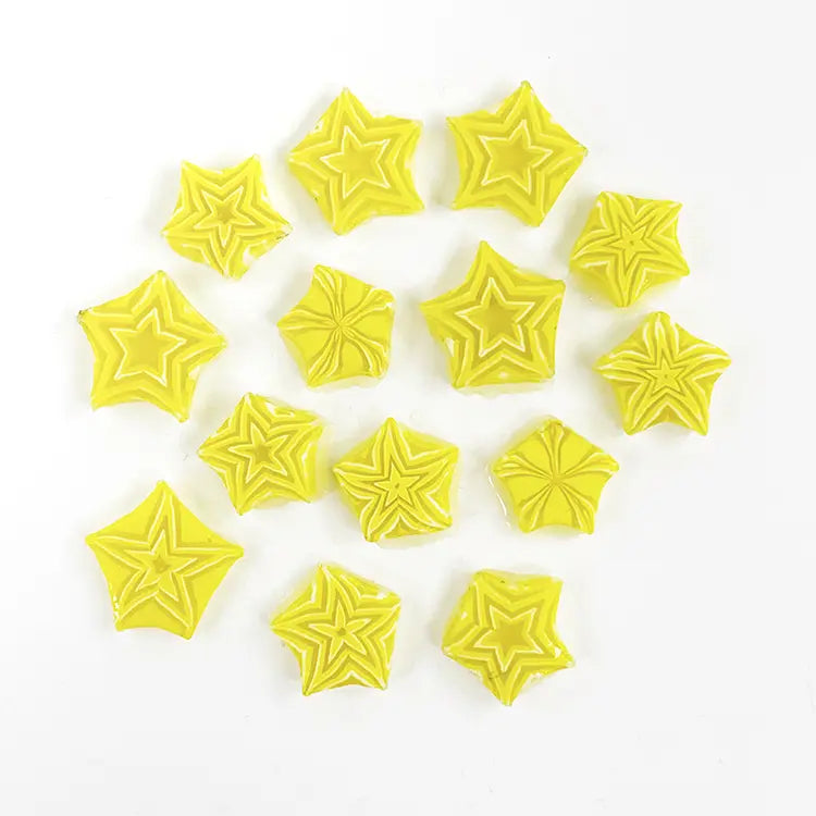 Yellow Star Millefiori Murrine COE090