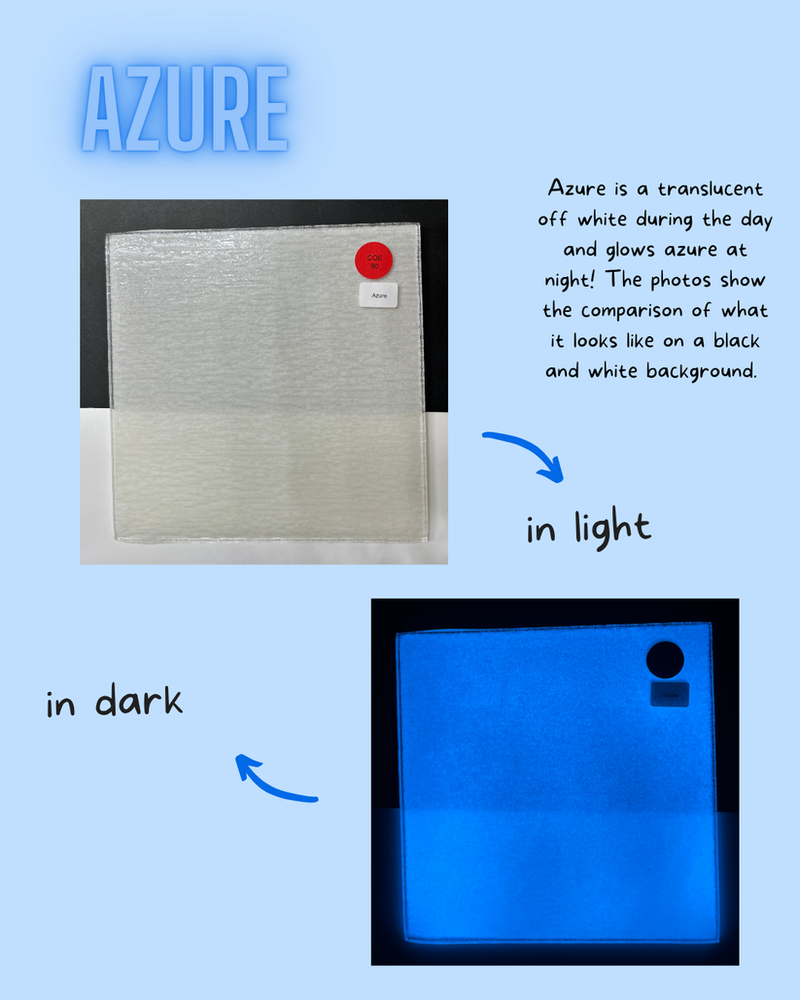 Classic Azure Glow Glass Sheet COE090