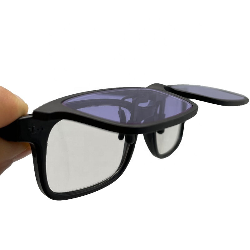 Black Clip-On Glasses for Lampworking