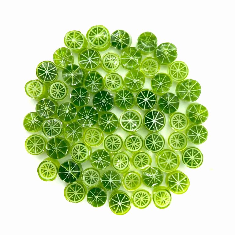 Lime Slice Fruit Millefiori Murrine COE090