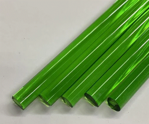 Moss Green Transparent Lauscha Glass Rod