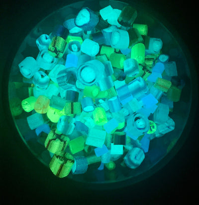 GlowRini Grab Bag Glow Glass Murrine Mixed COE096