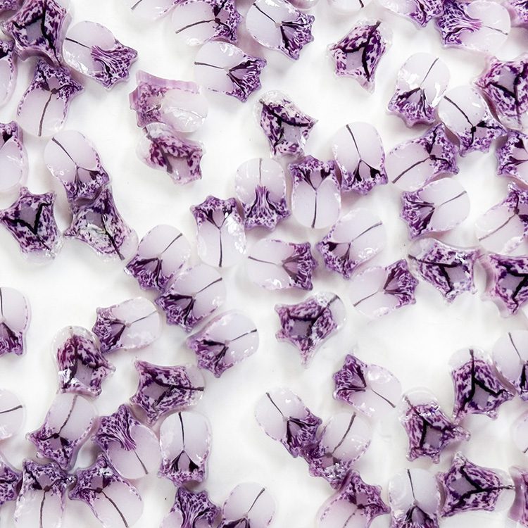 Blush Tulip Flowers Millefiori Murrine COE096