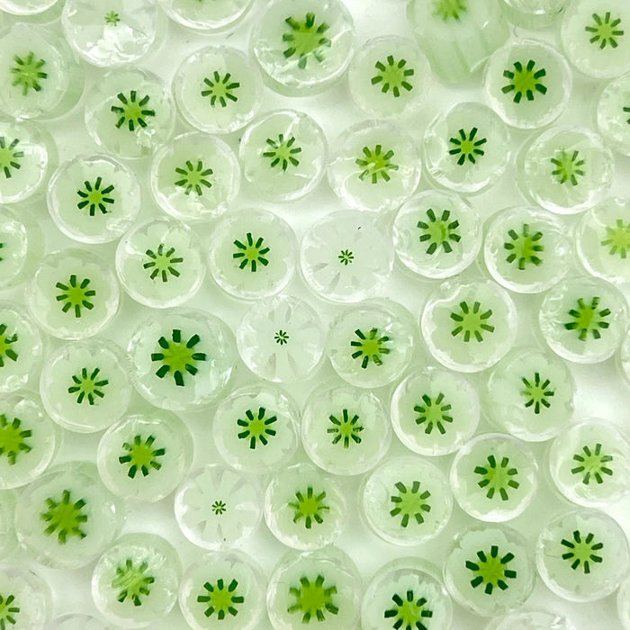 White Primrose - Large Flower Millefiori Murrine COE096