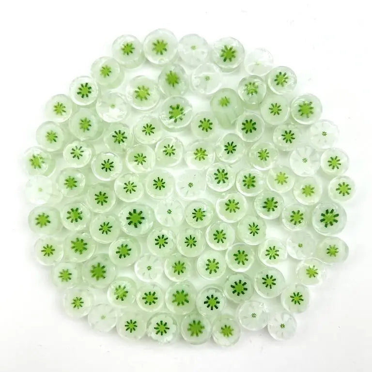 White Primrose - Large Flower Millefiori Murrine COE096