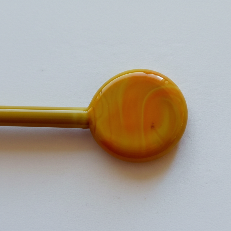 Mustard Opaque Effetre Rod 482 - Matching Style