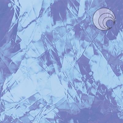 Pale Blue Artique Fusible Transparent Oceanside Sheet 130-8A-F