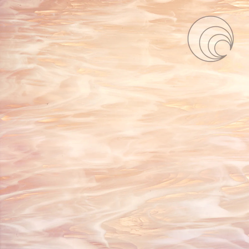 Pink Champagne, Wispy Smooth Transparent Oceanside Sheet 891-81S-F