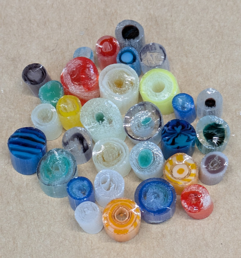 GlowRini Grab Bag Glow Glass Murrine Mixed COE096
