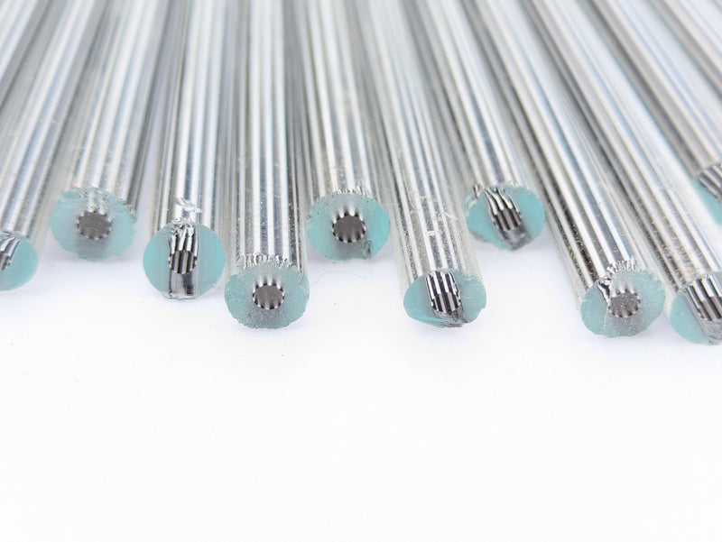 Black and White Millifiori Cane Lauscha Rod SNT110