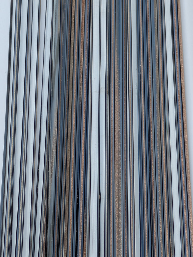 Aventurine, Black, and Periwinkle Lauscha Rod SNT110