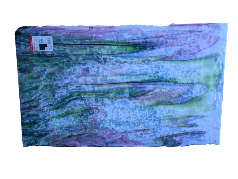 White Olive Green Gold Pink Mottle Mix Bullseye Sheet 6343 3MM