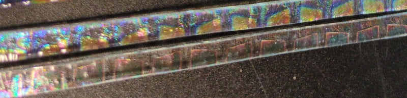 Pattern Dichroic on Black Opaque Sizzle Stix MP0100 6MM