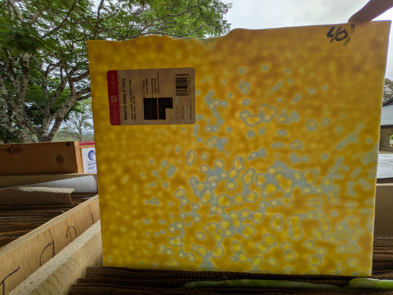 Toffee Mottle Mix Bullseye Sheet 6010 3MM