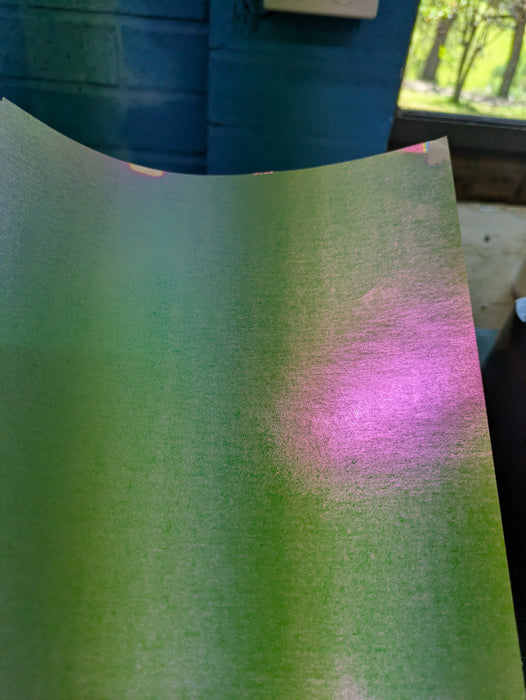 Magenta/Teal Dichroic Decal