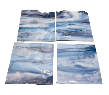 Bullseye Mottle 10cm Square Sheets